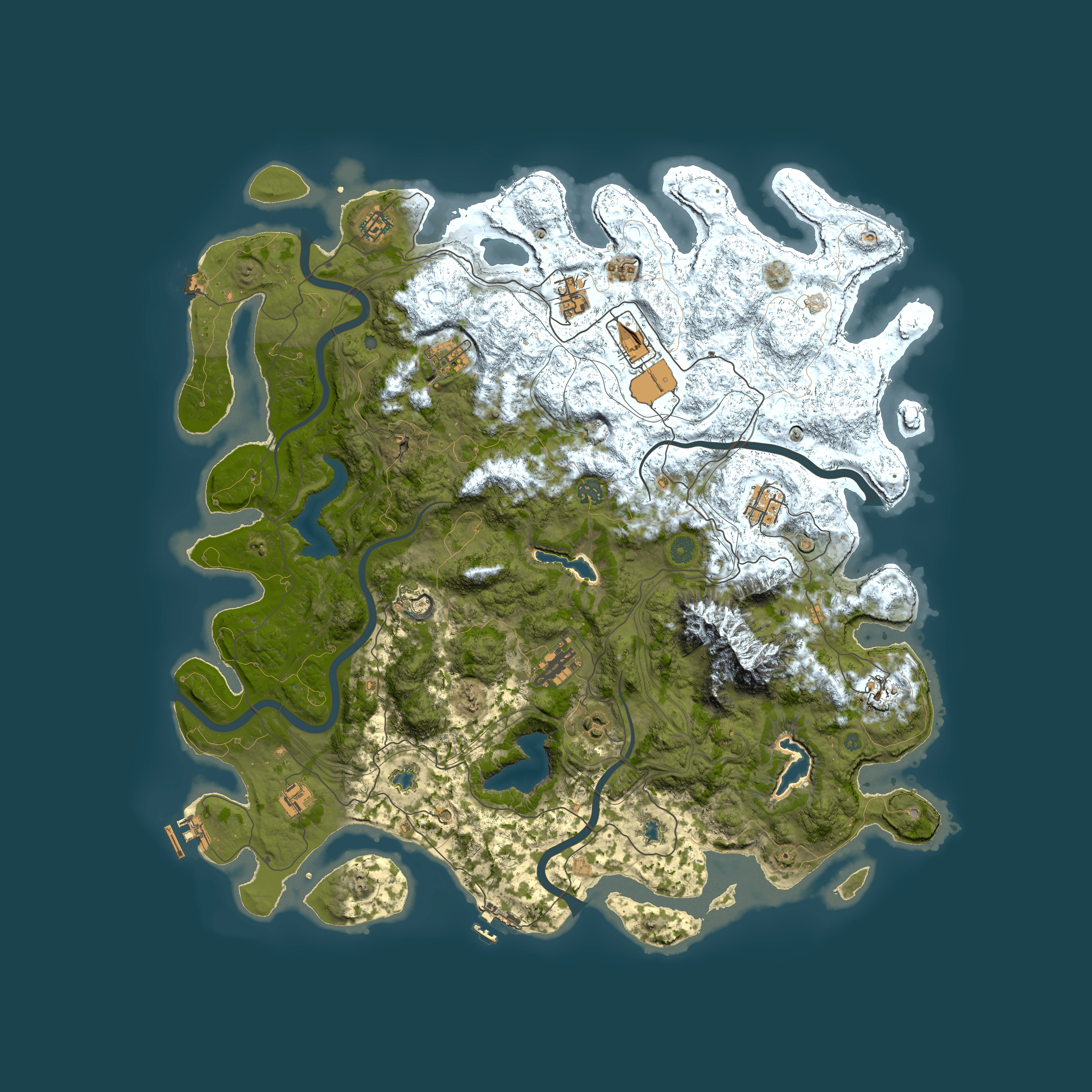 Full top-down render of Rust map seed 1737144639, 5000x5000m
