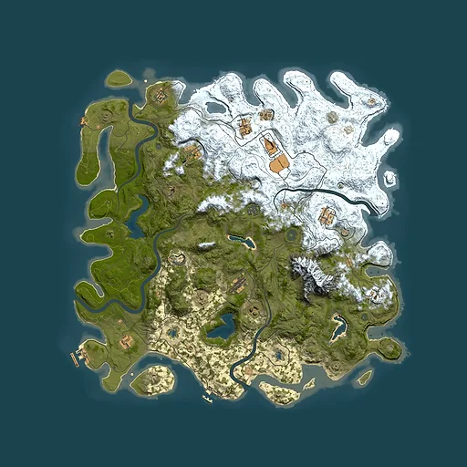 Rust map seed 1737144639, 5000x5000m top-down preview