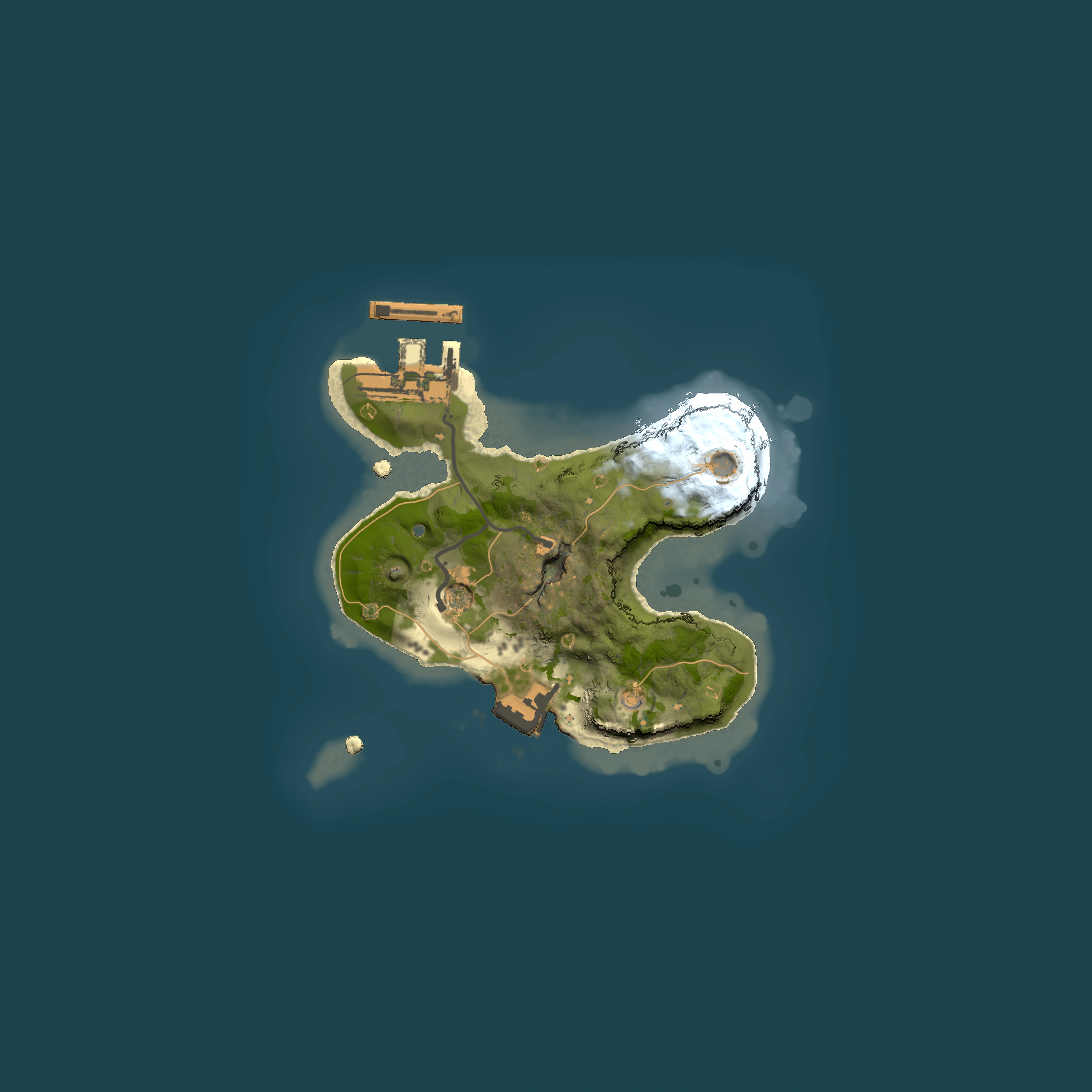Full top-down render of Rust map seed 1316889657, 1500x1500m