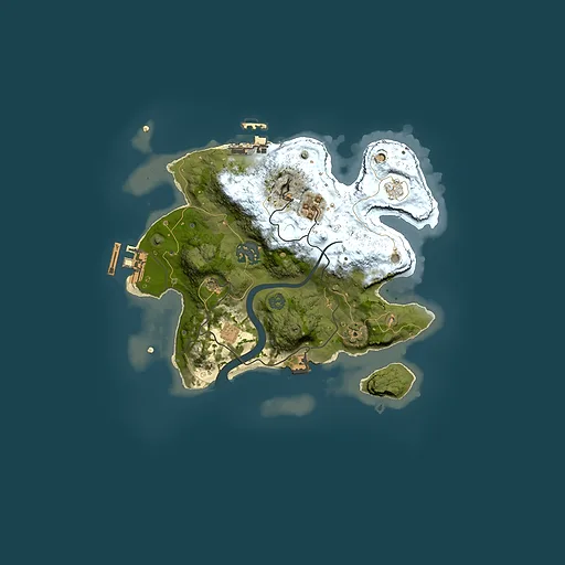 Rust map seed 1580781441, 2500x2500m top-down preview