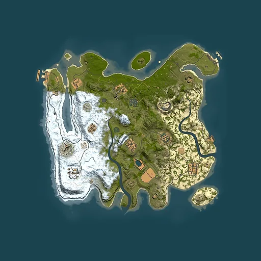 Rust map seed 1571962940, 3500x3500m top-down preview