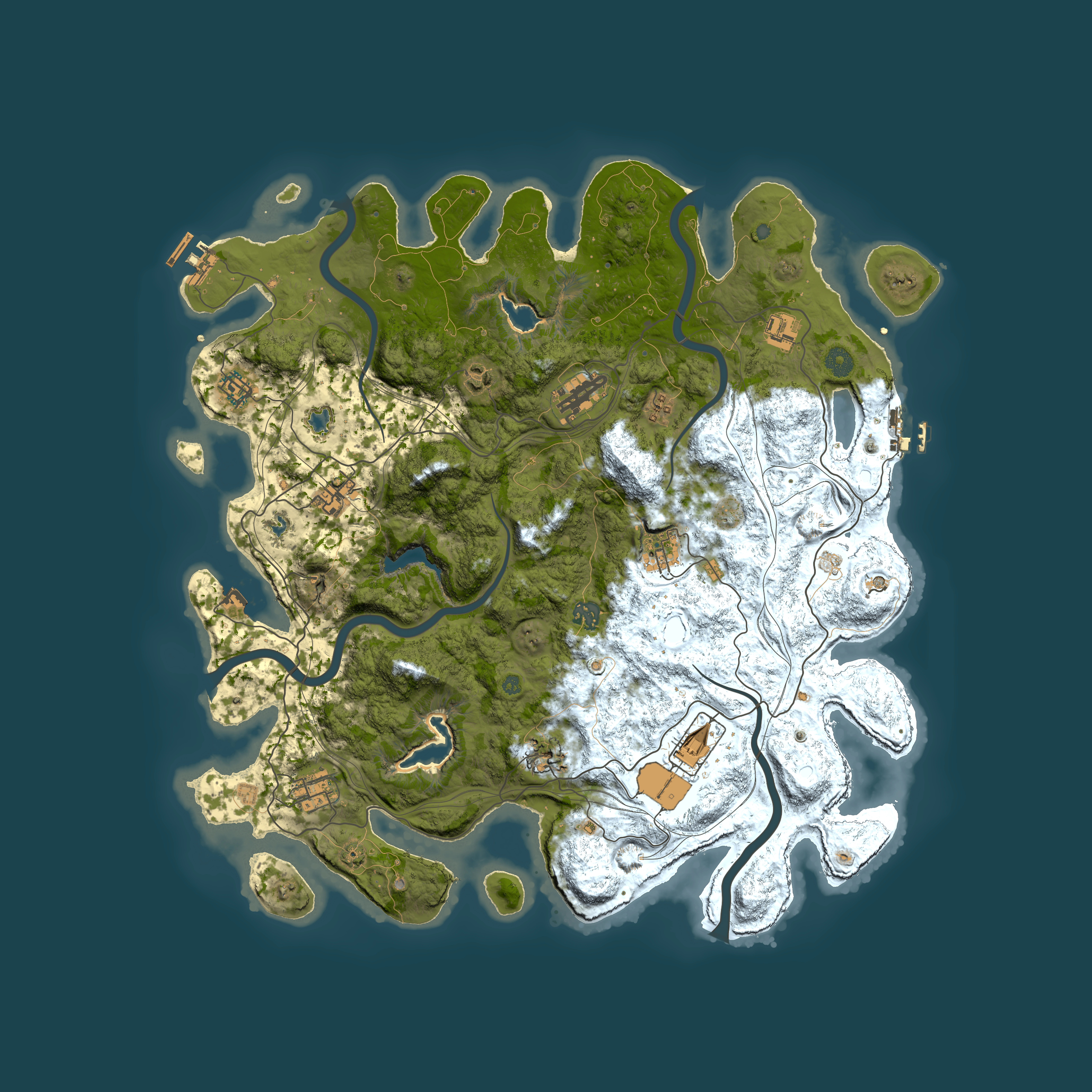 Full top-down render of Rust map seed 1523762951, 4500x4500m