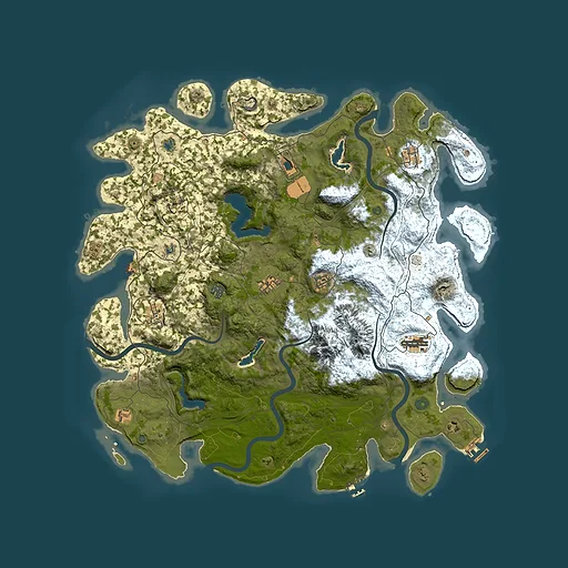 Rust map seed 1962643348, 5000x5000m top-down preview