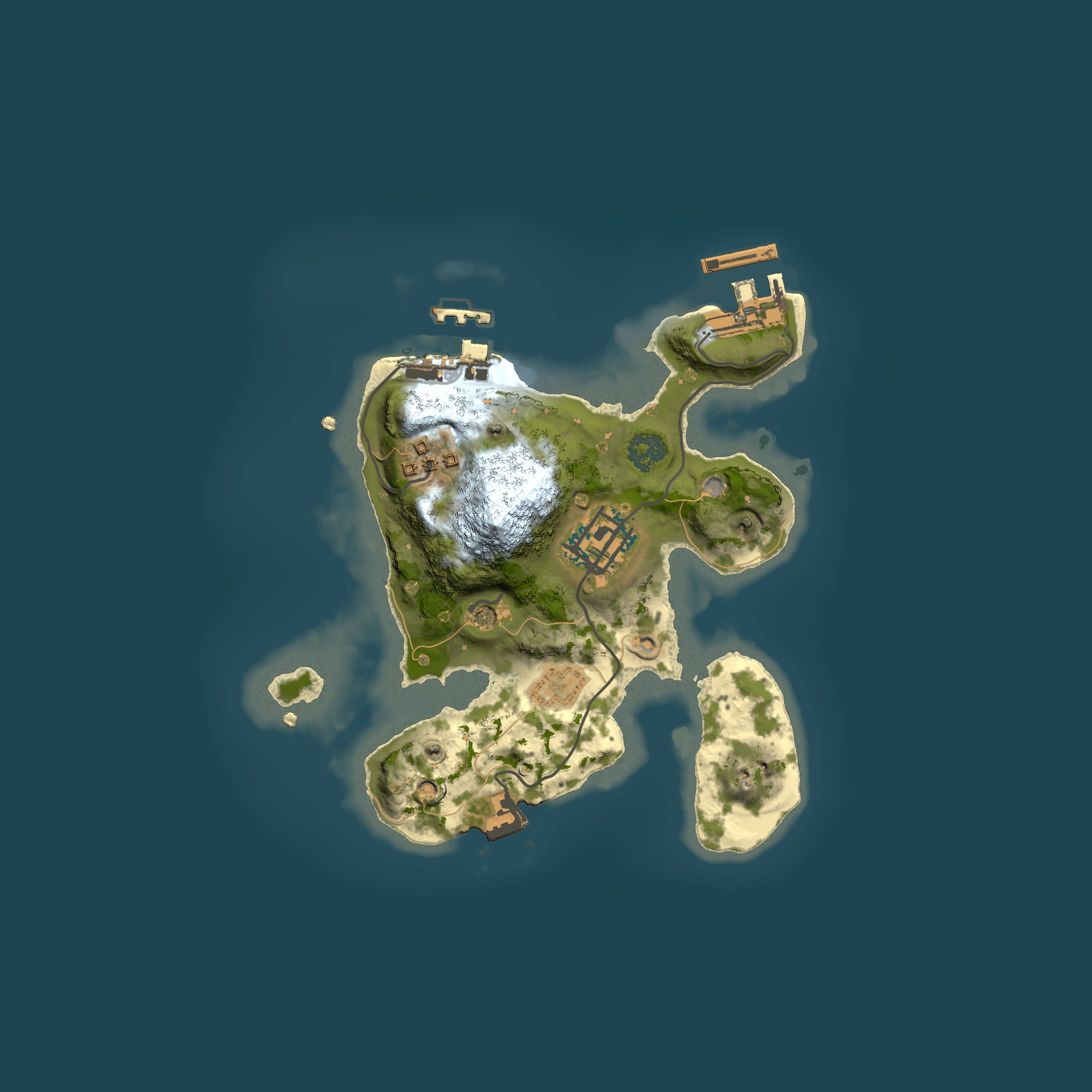 Full top-down render of Rust map seed 671451783, 2000x2000m