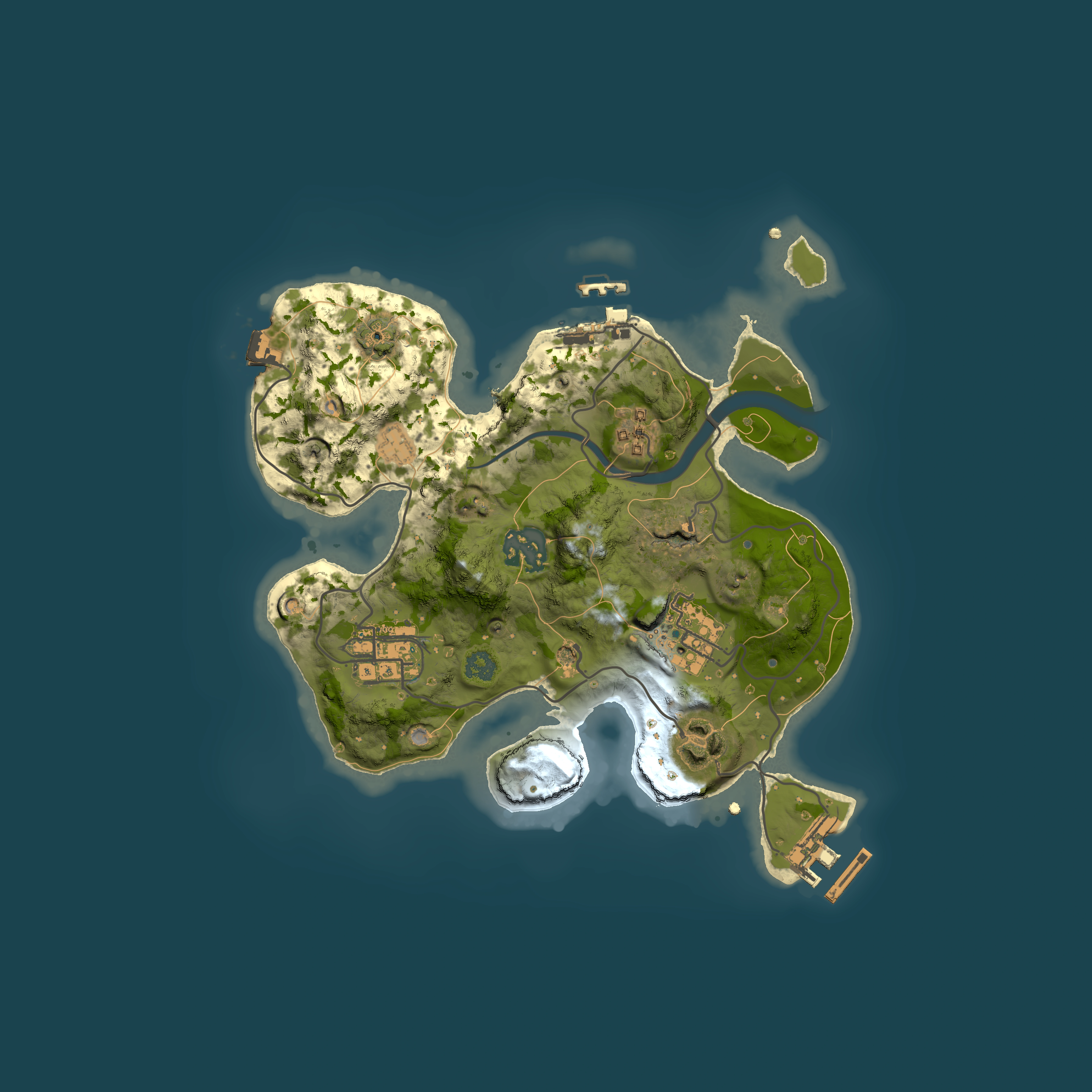 Full top-down render of Rust map seed 2113545252, 2500x2500m