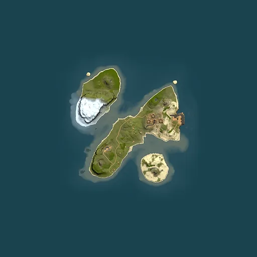 Rust map seed 1001956477, 1500x1500m top-down preview