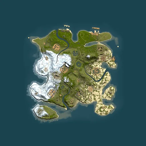 Rust map seed 1805513053, 3000x3000m top-down preview