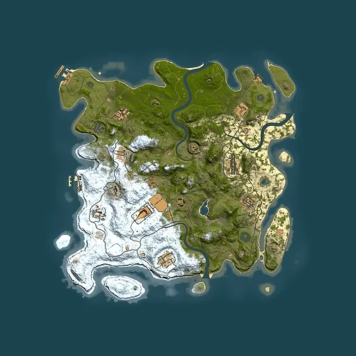 Rust map seed 114889273, 4000x4000m top-down preview