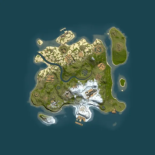 Rust map seed 417577222, 3000x3000m top-down preview