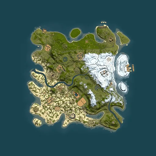 Rust map seed 979802644, 3500x3500m top-down preview