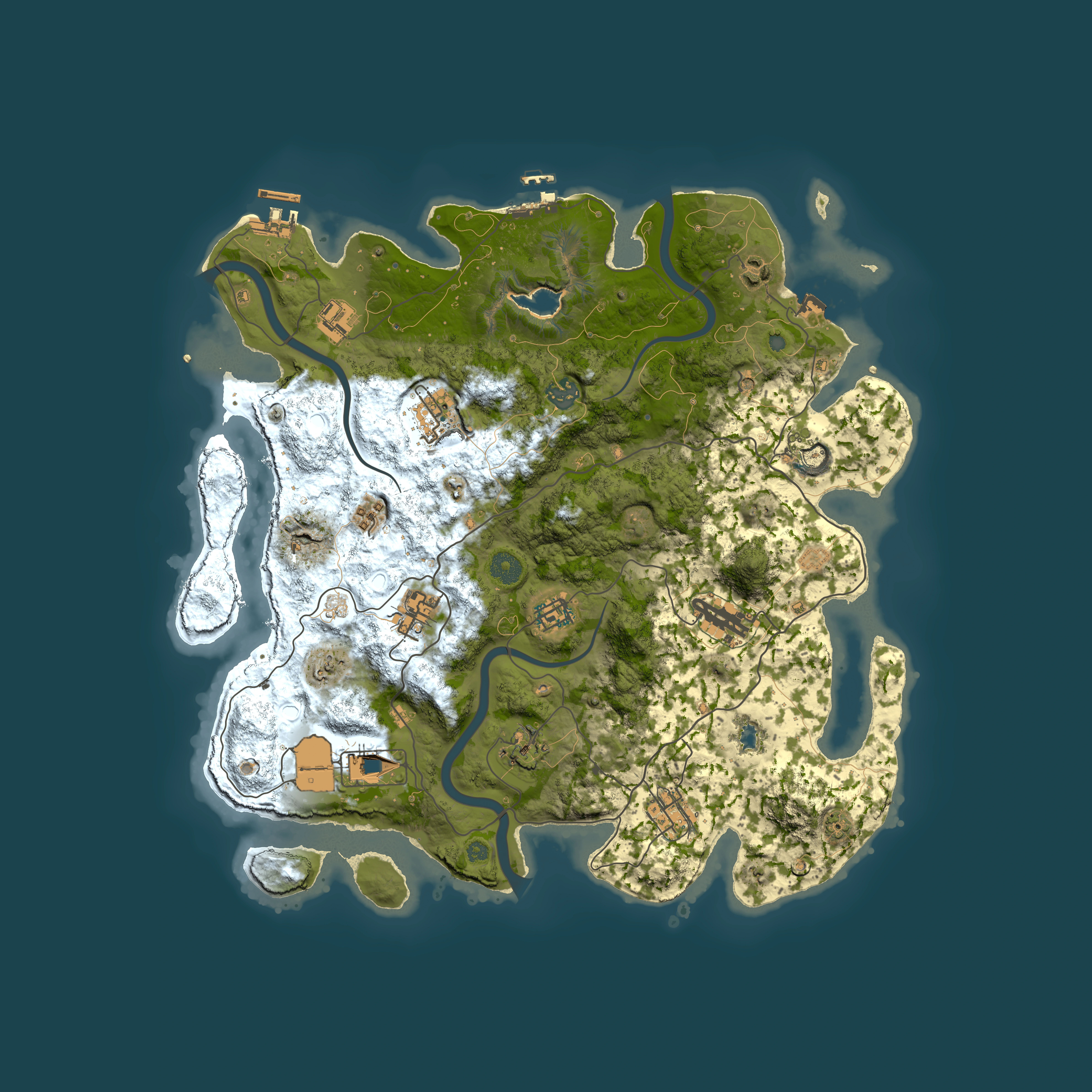 Full top-down render of Rust map seed 1779874332, 4000x4000m