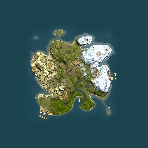 Rust map seed 928732417, 2500x2500m top-down preview