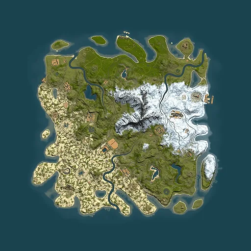 Rust map seed 1886435705, 5000x5000m top-down preview