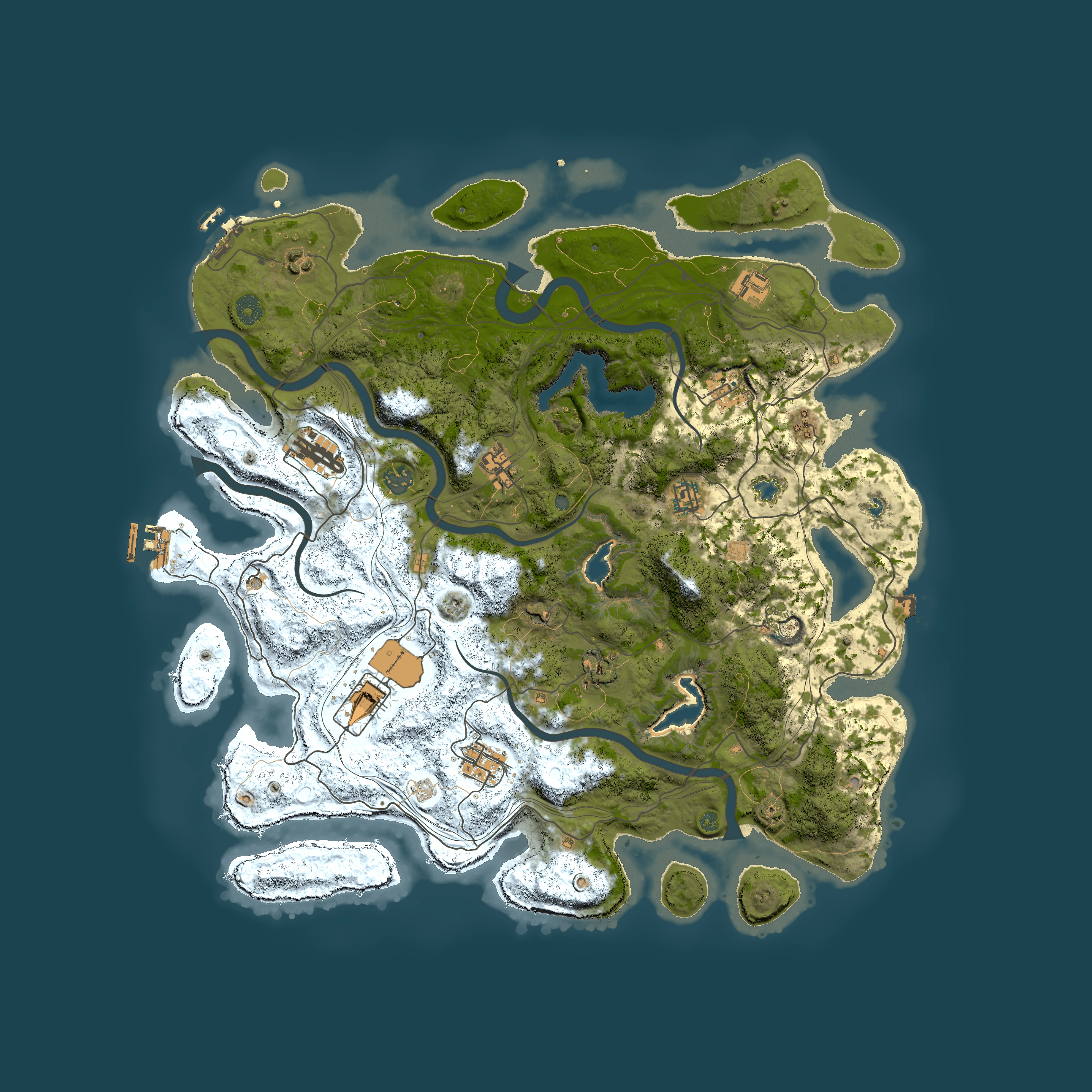 Full top-down render of Rust map seed 1178334354, 4500x4500m