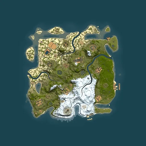 Rust map seed 489506780, 3500x3500m top-down preview