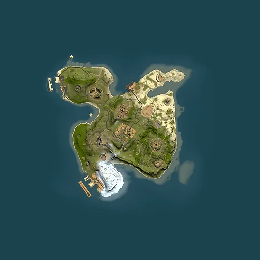 Rust map seed 431159304, 2000x2000m top-down preview