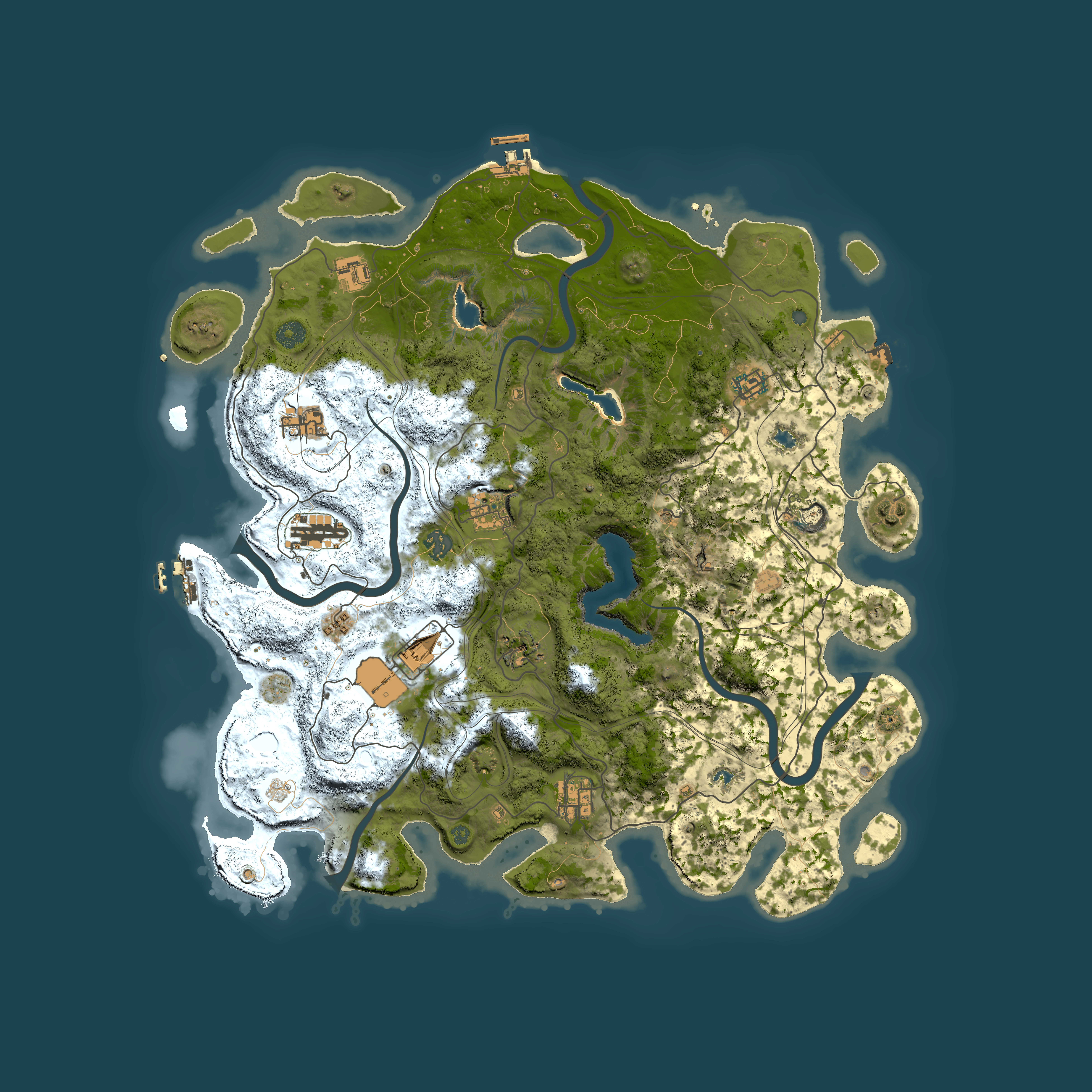 Full top-down render of Rust map seed 438547602, 4500x4500m