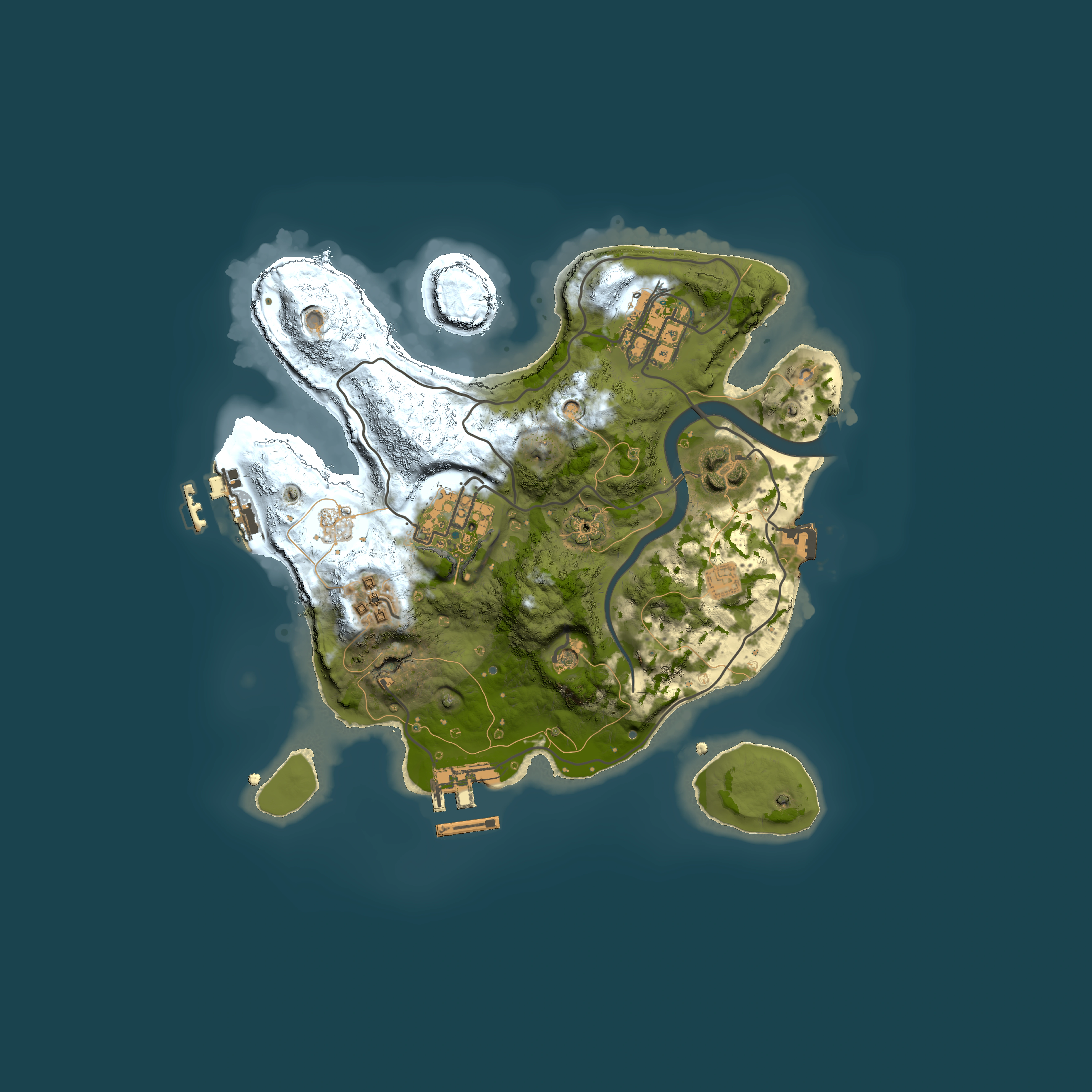 Full top-down render of Rust map seed 541157286, 2500x2500m