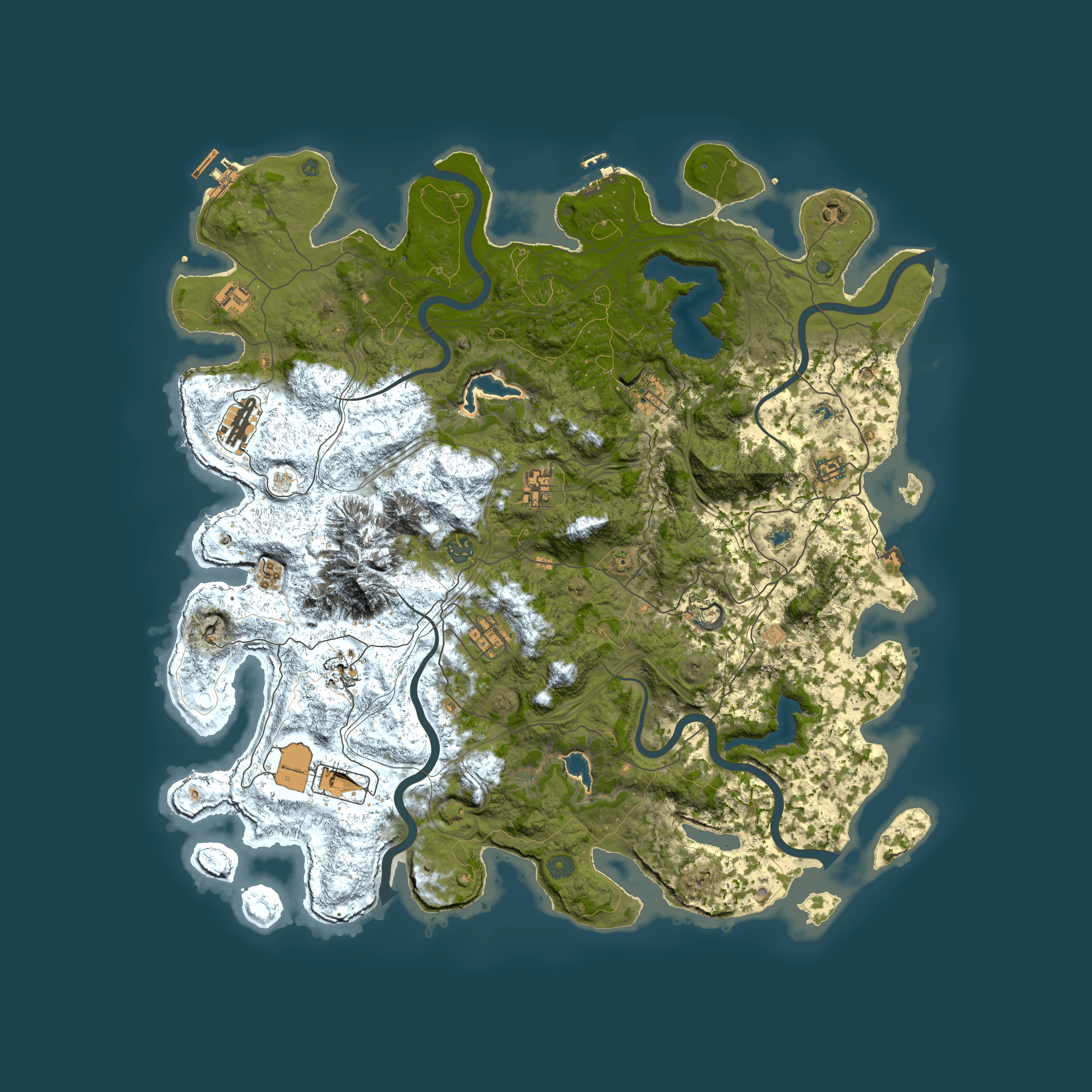 Full top-down render of Rust map seed 277636036, 5000x5000m
