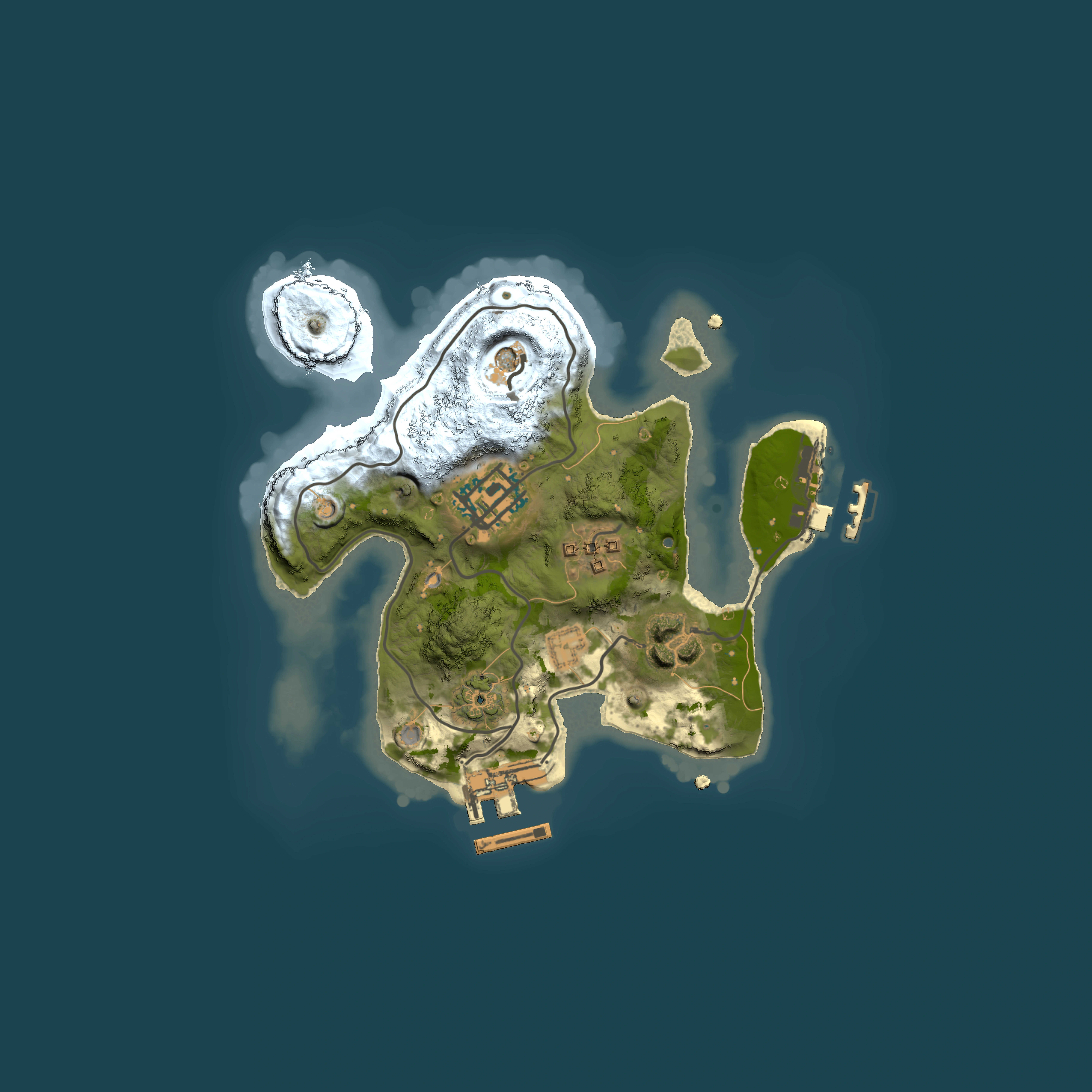 Full top-down render of Rust map seed 795513580, 2000x2000m