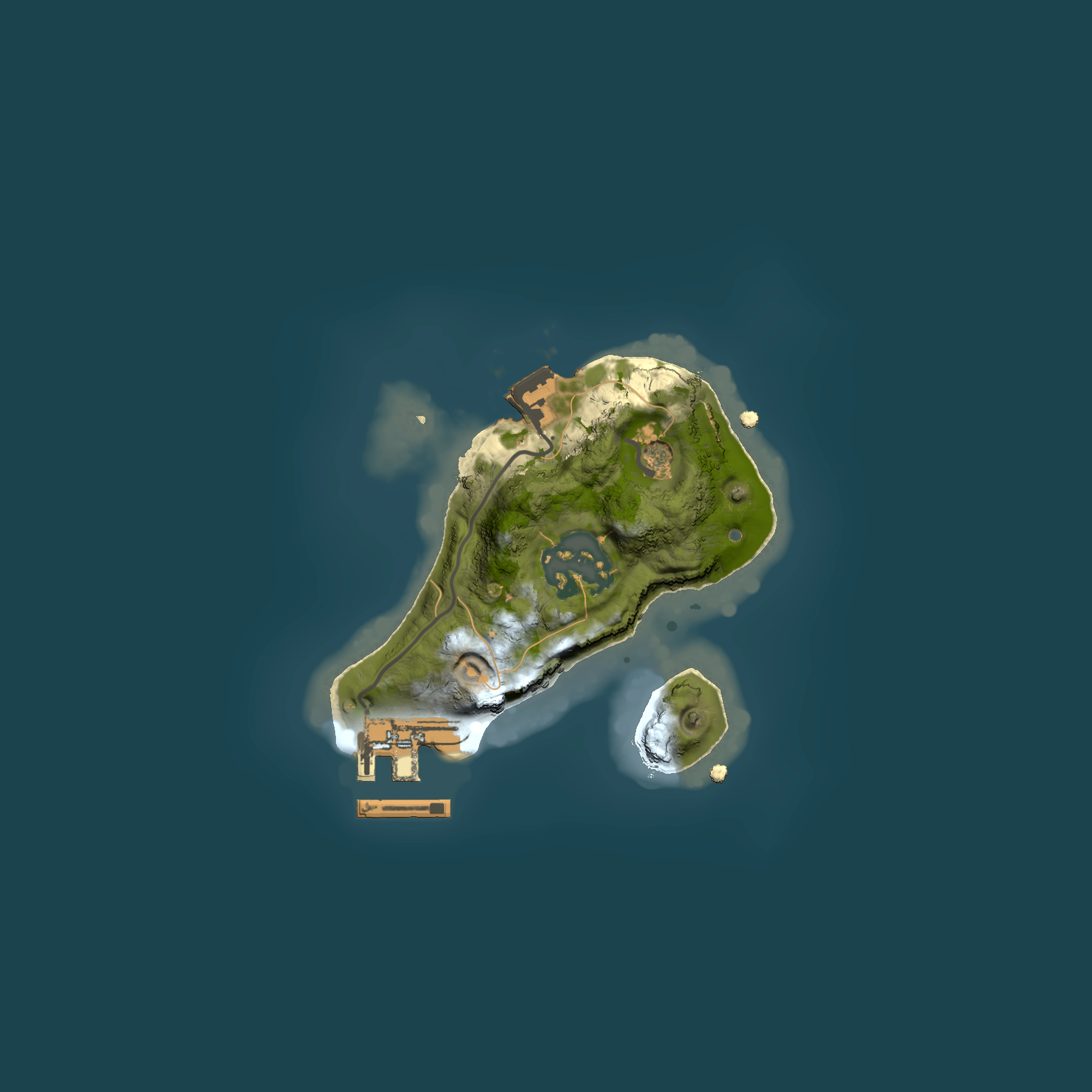 Full top-down render of Rust map seed 1587804379, 1500x1500m
