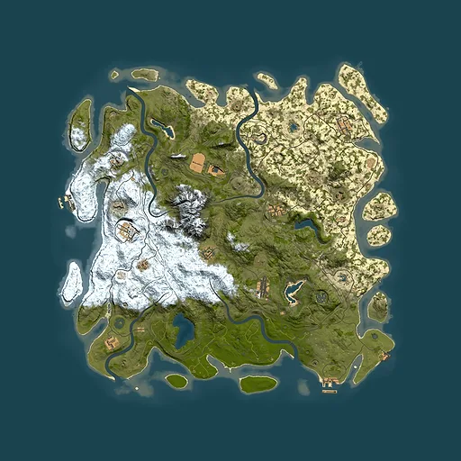 Rust map seed 1026339261, 5000x5000m top-down preview