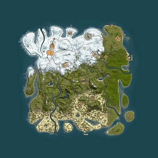 Rust map seed 1970669759, 4500x4500m top-down preview