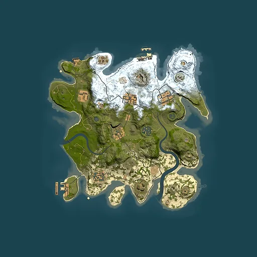 Rust map seed 1029685480, 3000x3000m top-down preview