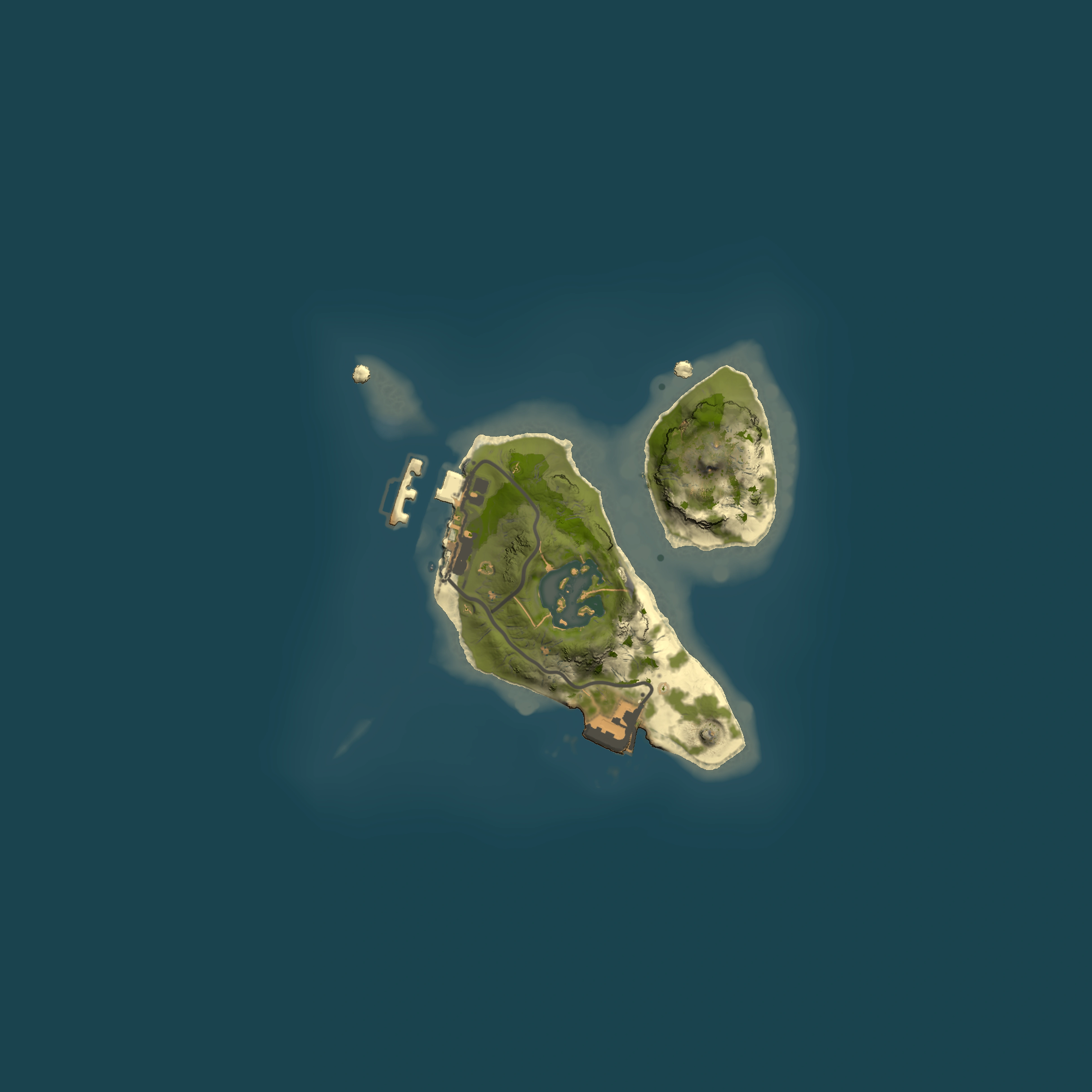 Full top-down render of Rust map seed 592225745, 1500x1500m