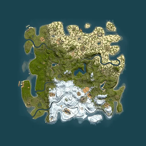 Rust map seed 643167973, 4500x4500m top-down preview