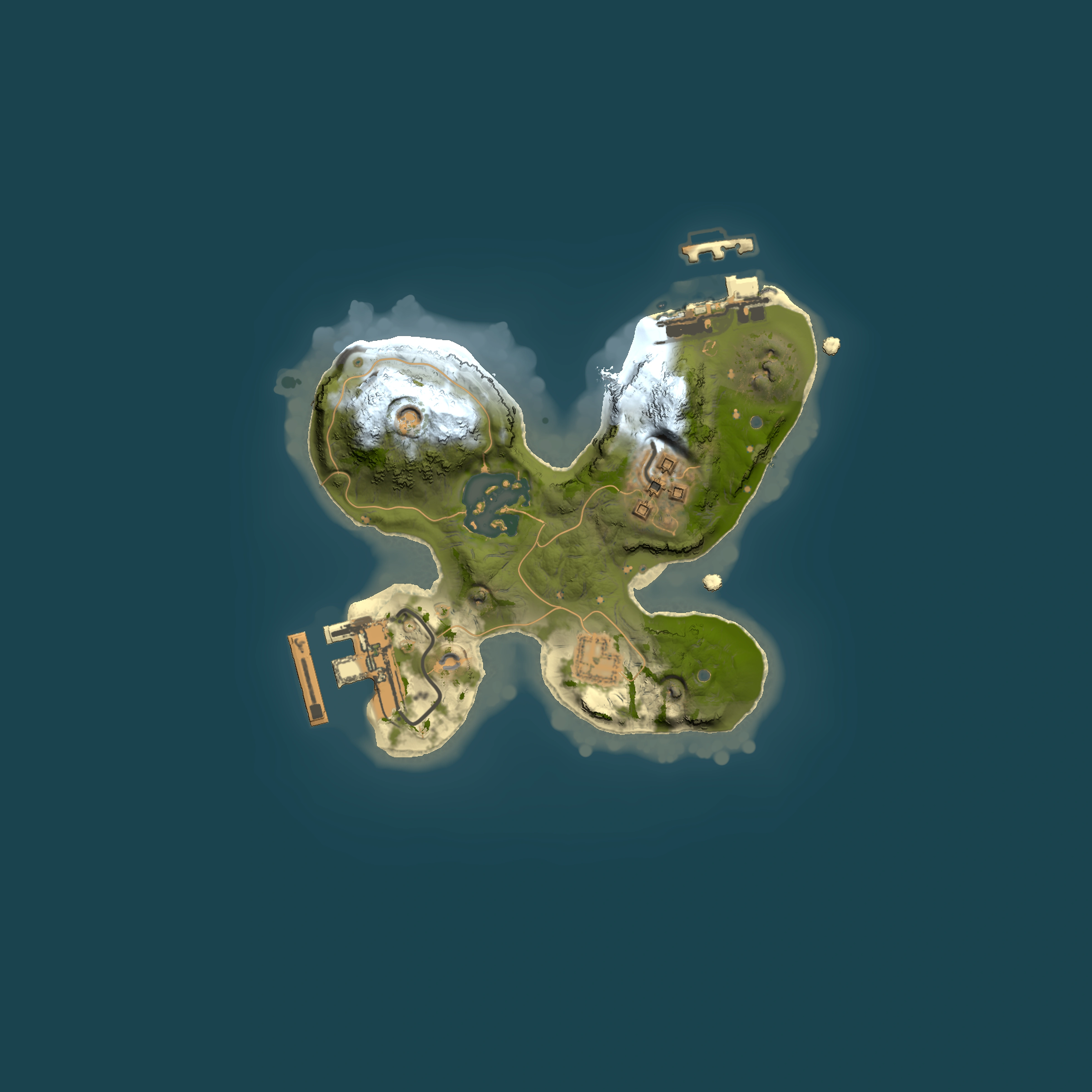 Full top-down render of Rust map seed 1711048540, 1500x1500m