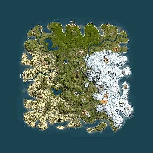 Rust map seed 1024881093, 5000x5000m top-down preview
