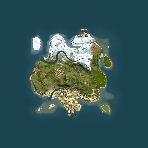Rust map seed 2134691789, 2500x2500m top-down preview