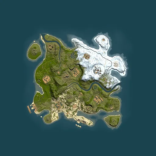 Rust map seed 902786007, 3000x3000m top-down preview