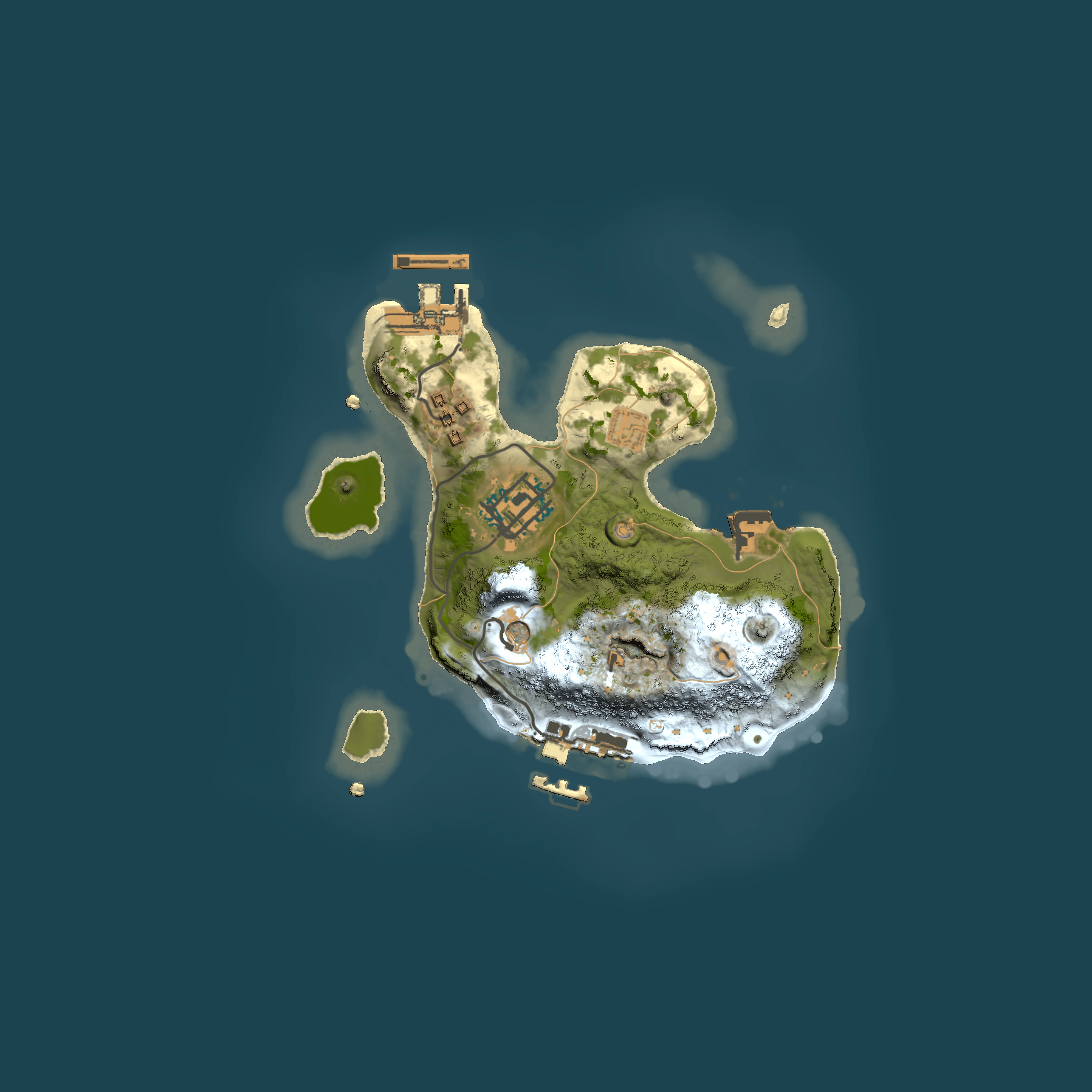 Full top-down render of Rust map seed 1586754905, 2000x2000m