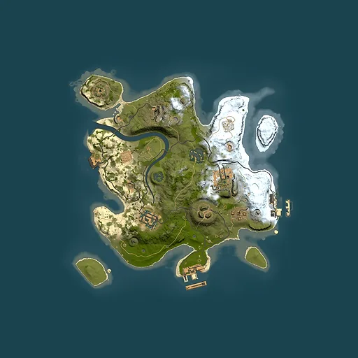 Rust map seed 478265945, 2500x2500m top-down preview