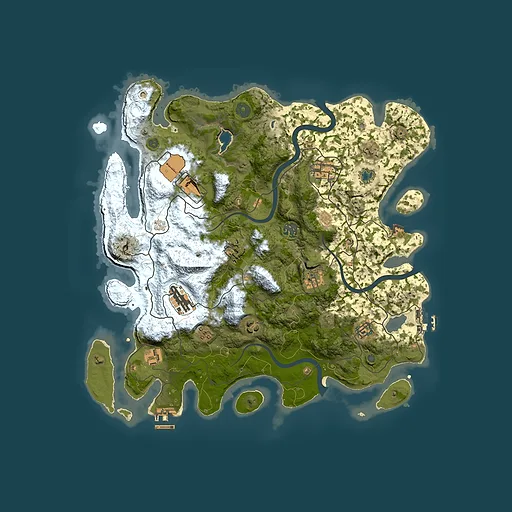 Rust map seed 1323470315, 4000x4000m top-down preview