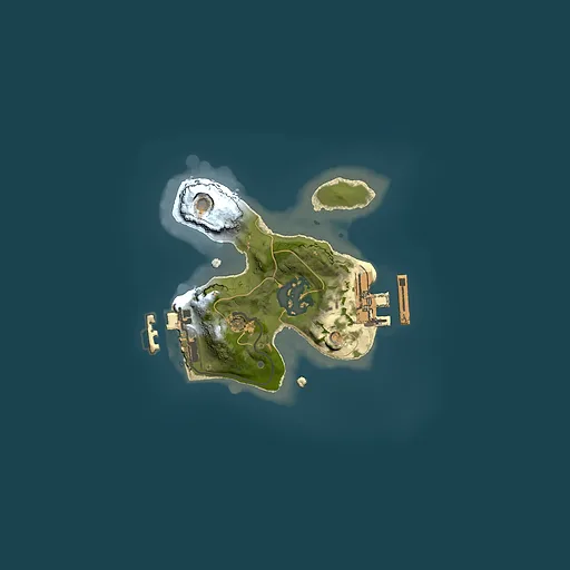 Rust map seed 1558105950, 1500x1500m top-down preview