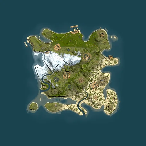 Rust map seed 591357844, 3000x3000m top-down preview