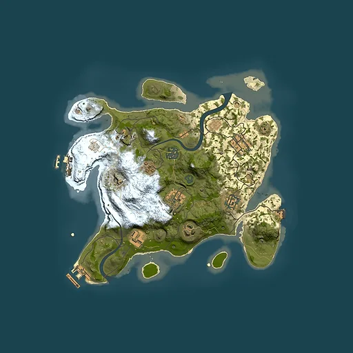 Rust map seed 541334389, 3000x3000m top-down preview