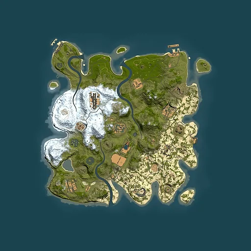 Rust map seed 1589543760, 3500x3500m top-down preview