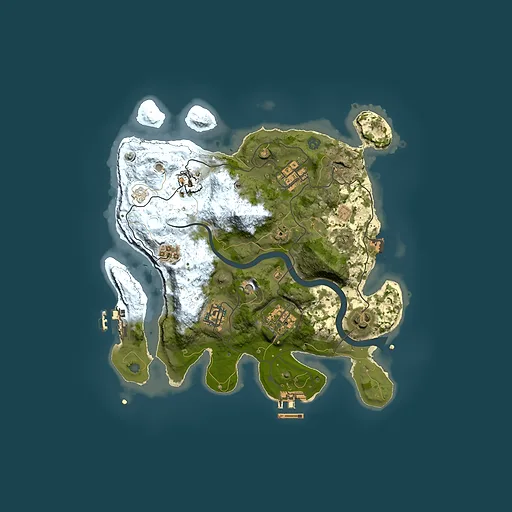 Rust map seed 1576321179, 3000x3000m top-down preview