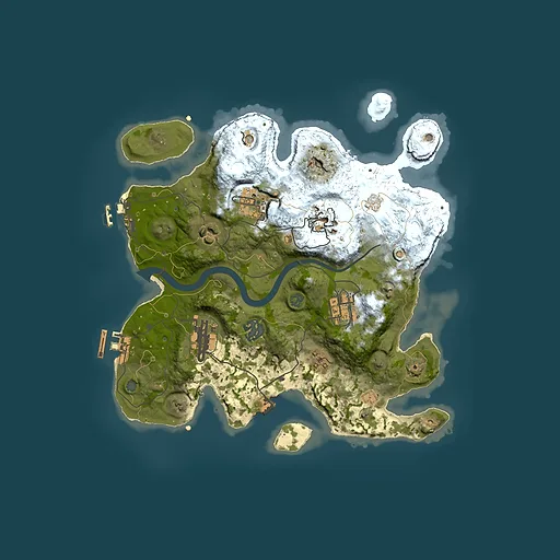 Rust map seed 1014869775, 3000x3000m top-down preview