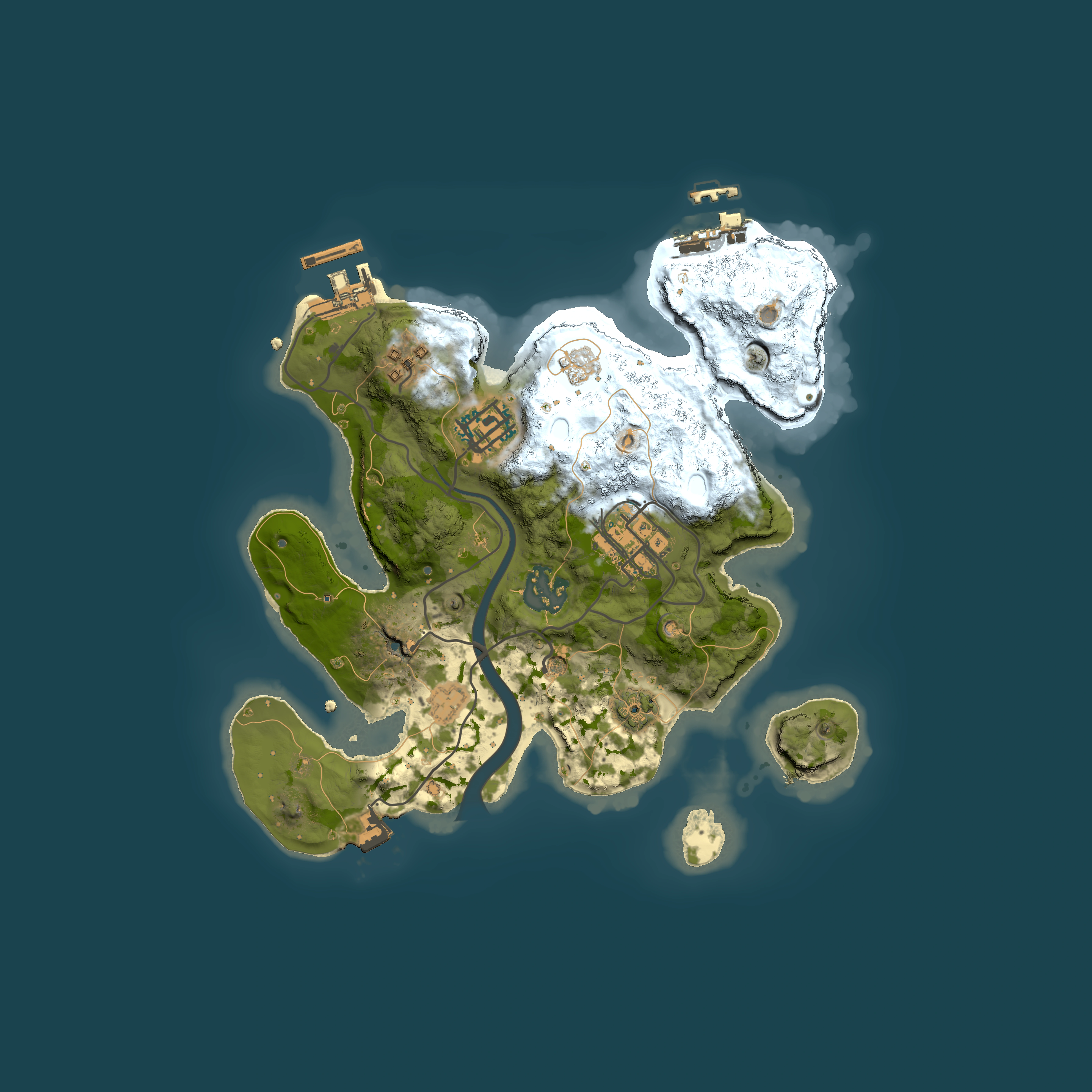 Full top-down render of Rust map seed 782724567, 2500x2500m