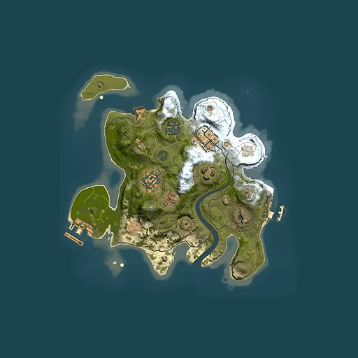 Rust map seed 1135429756, 2500x2500m top-down preview