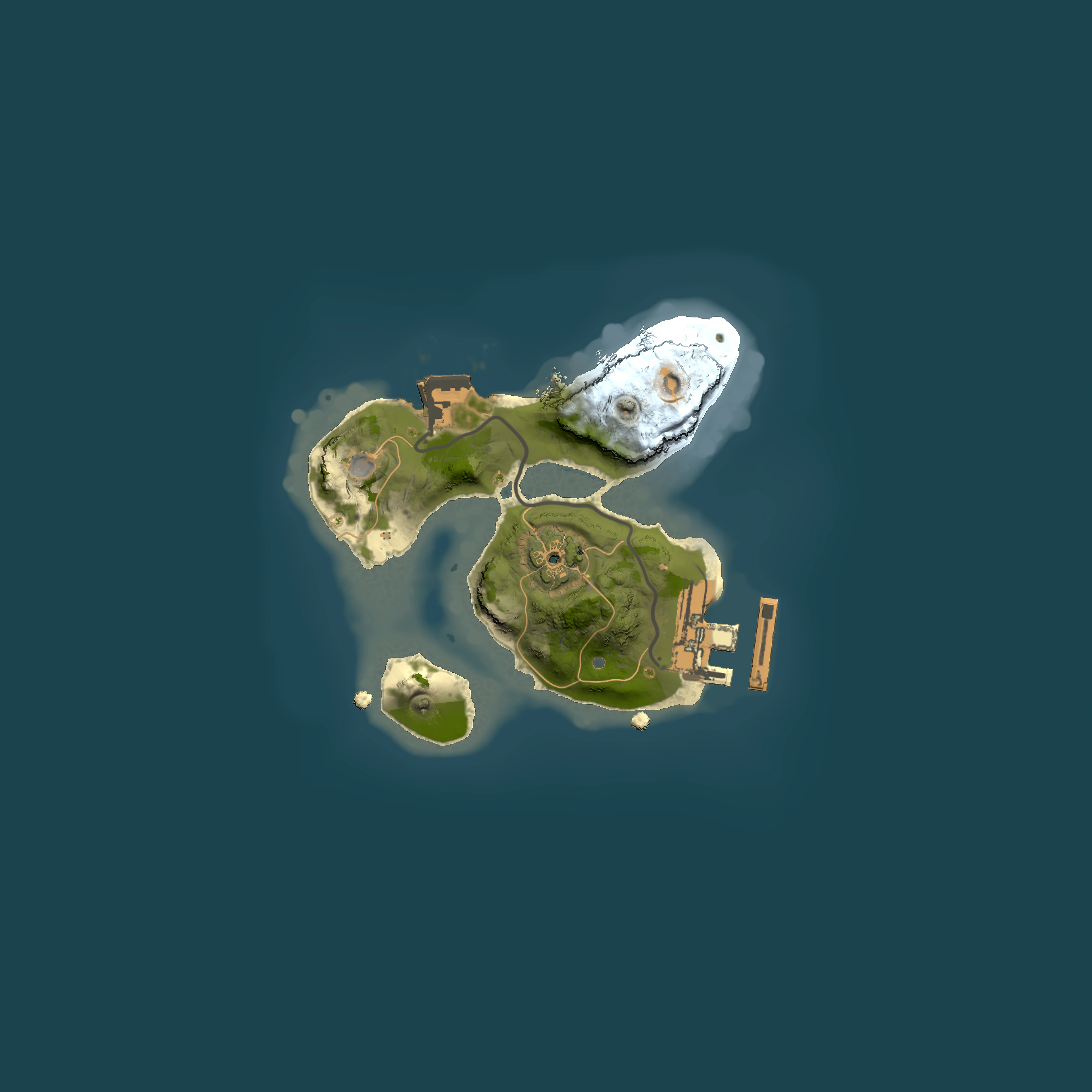 Full top-down render of Rust map seed 706557706, 1500x1500m