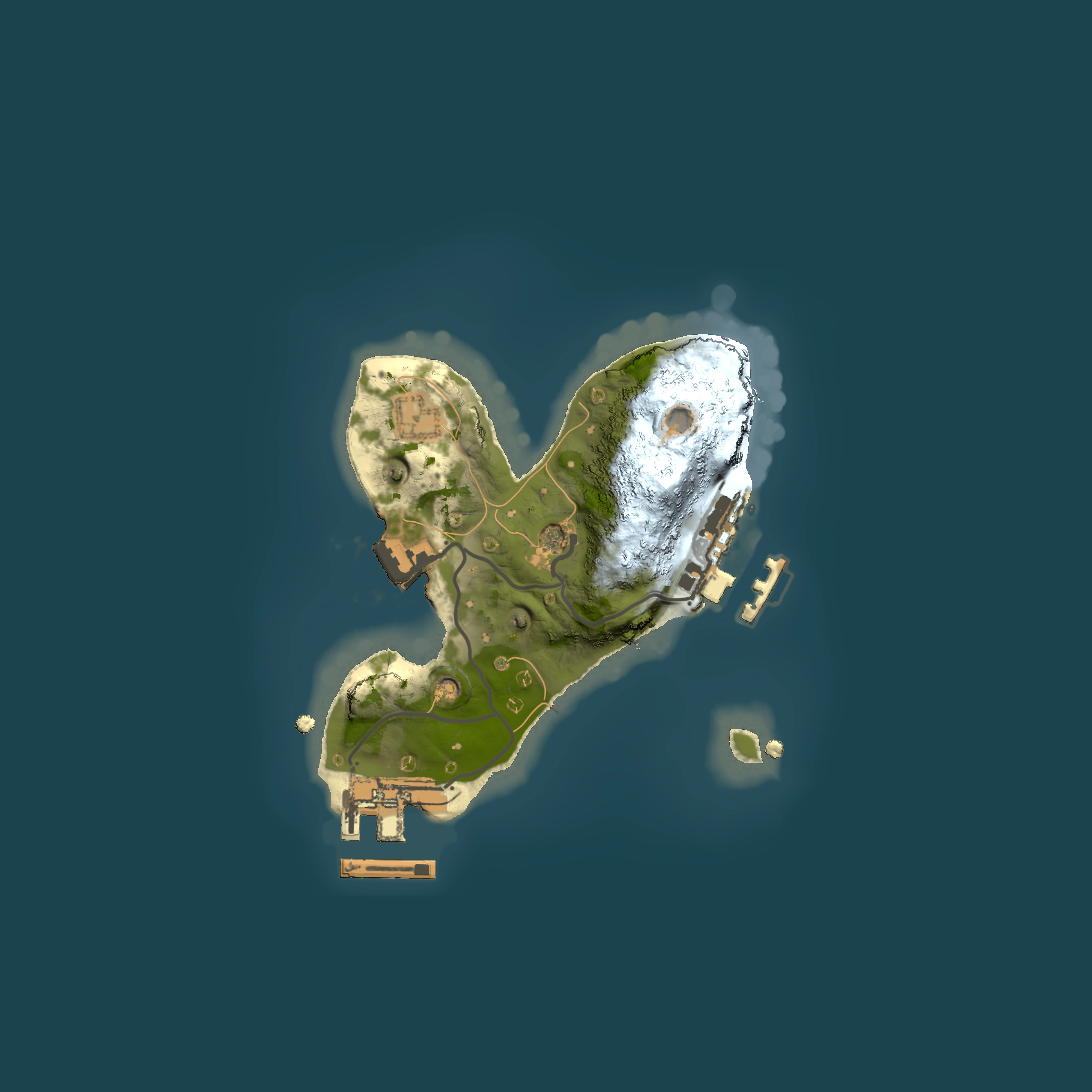 Full top-down render of Rust map seed 1715668553, 1500x1500m