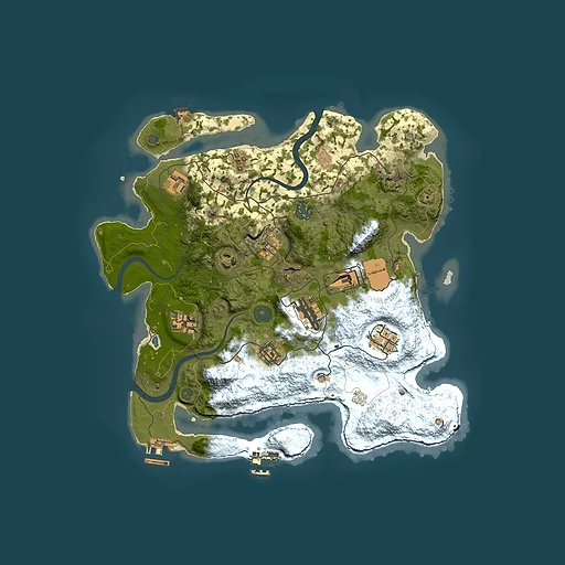 Rust map seed 617796868, 3500x3500m top-down preview