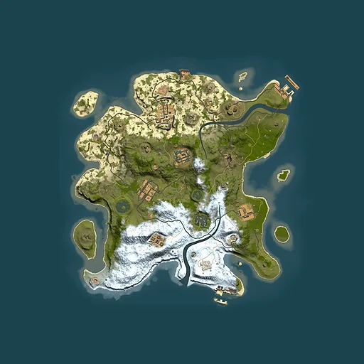 Rust map seed 1702682776, 3000x3000m top-down preview