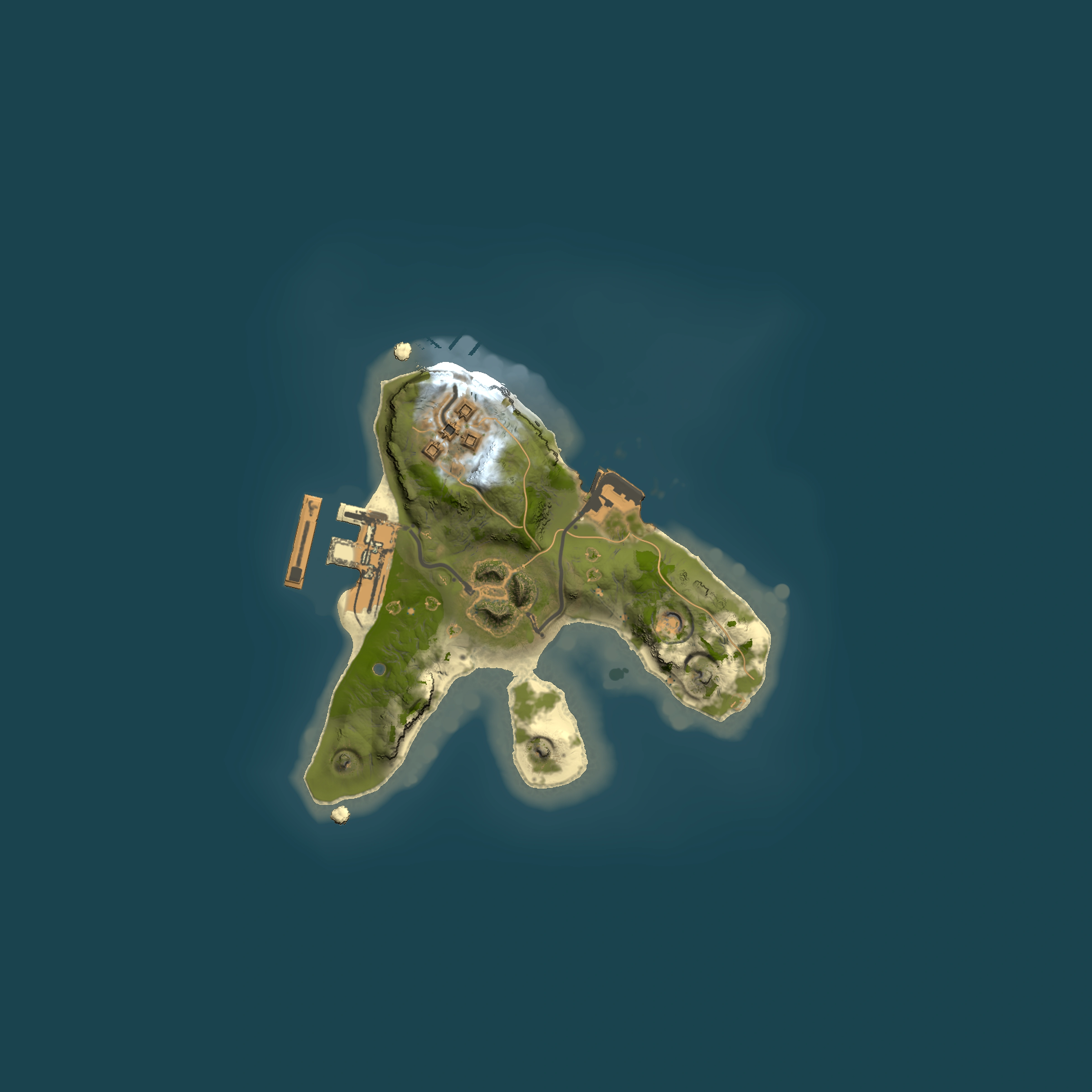 Full top-down render of Rust map seed 1175454872, 1500x1500m